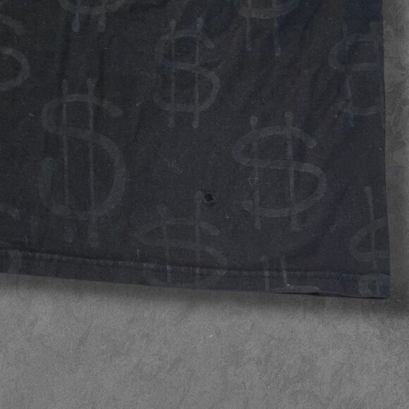 Vintage Y2k Stussy Reflective Dollar Sign Graphic Streetweat Tee Medium READ - Picture 5 of 7